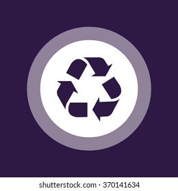 Recycle symbol. Vector illustration
