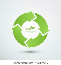 Recycle symbol vector illustration eps10