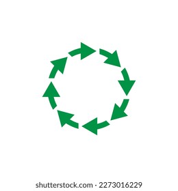 Recycle symbol, vector illustration icon.