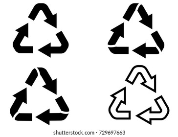 Recycle symbols isolated