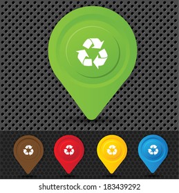 Recycle symbol,vector