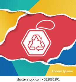 recycle tag icon