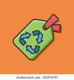 recycle tag icon