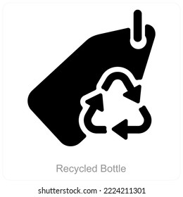 Recycle Tag and tag icon concept
