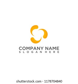 Recycle tech logo design