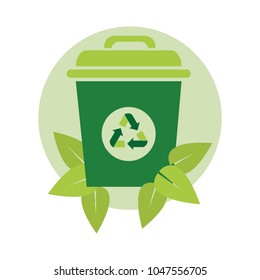 Recycle trash can