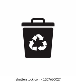 recycle trash icon symbol vector
