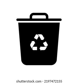 recycle trash icon symbol vector