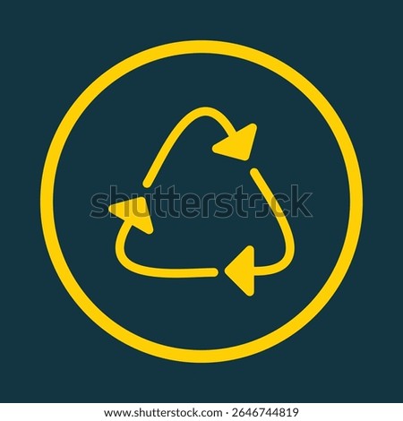 Recycle trendy vector art design flawless amazing design colorful useful illustration.eps