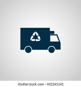 Recycle truck icon