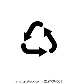 Recycle universal packaging triangle icon