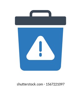recycle vector glyph colour icon 