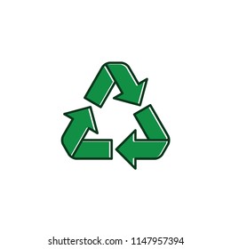 recycle vector icon 