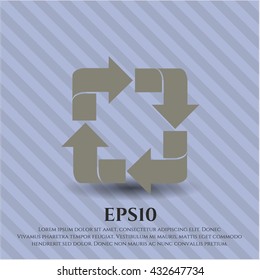 Icono del vector de reciclaje