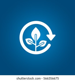 Recycle vector icon