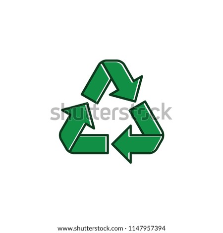 recycle vector icon 
