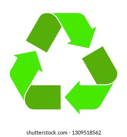 Recycle vector icon recycling garbage symbol environment for graphic design, logo, web site, social media, mobile app,  packaging and illustration