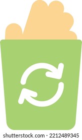 recycle  Vector illustration on a transparent background. Premium quality symmbols. Line Color vector icons for concept and graphic design.