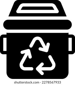 recycle Vector illustration on a transparent background. Premium quality symmbols. Glyphs vector icons for concept and graphic design.