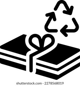 recycle Vector illustration on a transparent background. Premium quality symmbols. Glyphs vector icons for concept and graphic design.