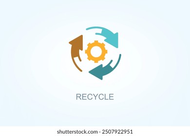 Reciclar Vector O Logo Signo Símbolo Ilustración