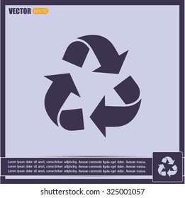Recycle vector sign