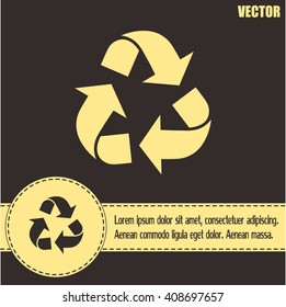 Recycle vector sign
