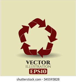Recycle vector symbol