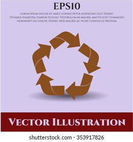 Recycle vector symbol