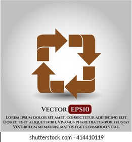 Recycle vector symbol