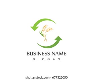 Recycle Wheat Logo