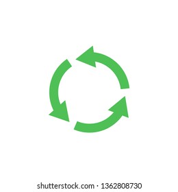 recycle, zero waste icon vector