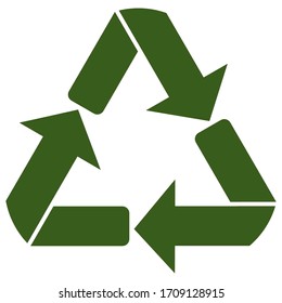 diseño reciclado de estilo plano.