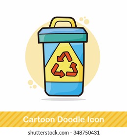 recycled garbage doodle