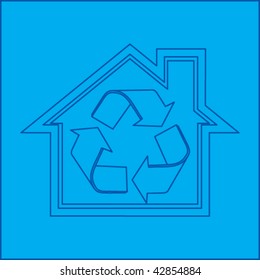 recycled home blueprint