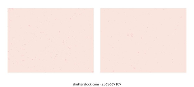 Recycled Japanese rice paper backgrounds. Vector mulberry eggshell paper pattern bg. Grainy organic small terrazzo texture. Cream pink color noise wallpapers. Light pink sand grain effect. Minimal bg