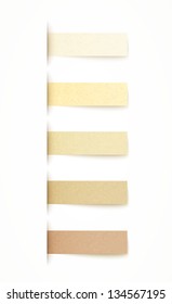 recycled paper labels set