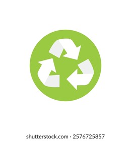 Recycled paper symbol vector icon sign illustration