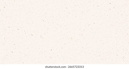 Recycled paper vector texture. Beige sustainable craft background. Seamless grainy pattern