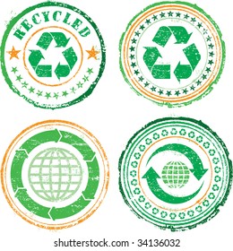 Recycled stamp set