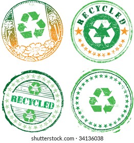 Recycled stamp set