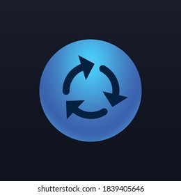 Reciclaje - botón Icono de aplicación