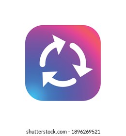 Reciclaje - botón Icono de aplicación