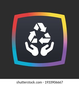 Recycling - App Icon Button