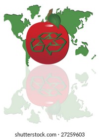 recycling apple