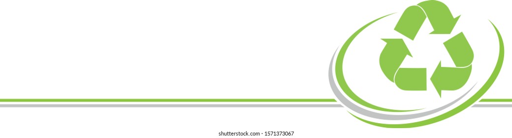 Recycling arrows and circles, recycling background