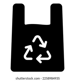 recycling bag plastic reduce reuse recycle eco ecology icon