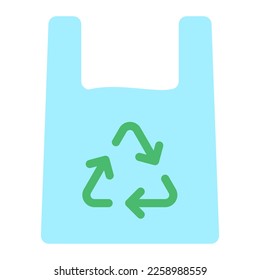 recycling bag plastic reduce reuse recycle eco ecology icon