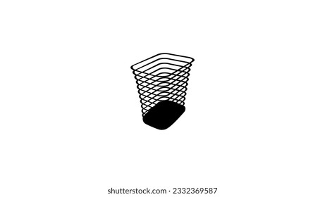 Recycling Bin for Office, high quality vector