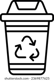 Recycling Bin Pixel Perfect Detail Icon